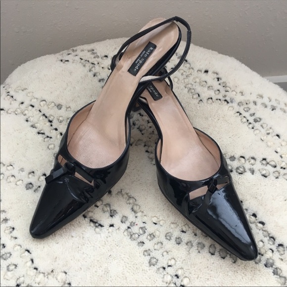 kate spade Shoes Kate Spade Kitten Heel Slingbacks 65 Poshmark